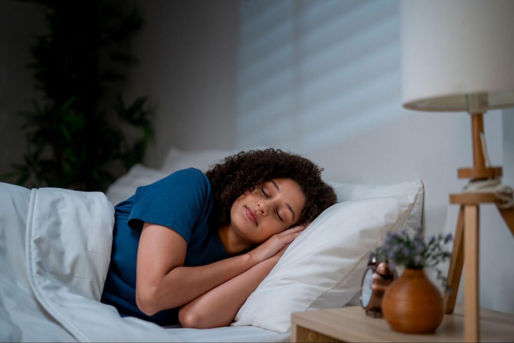 sleeping woman